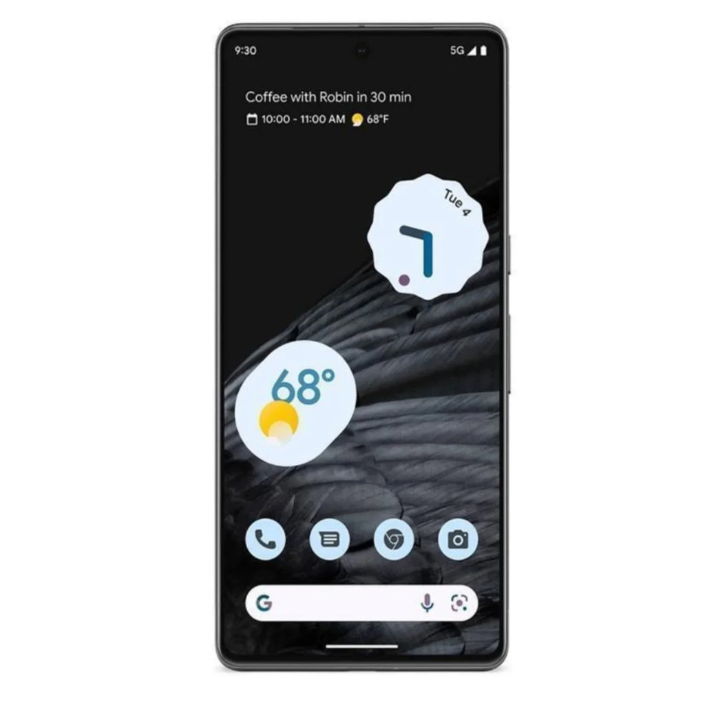 (Like 12GB Factory New) 128GB 50 Smartphone Google - Pro Obsidian Pre-Owned Unlocked RAM 6.7" LTPO GE2AE MP Display Pixel 5G 7 AMOLED