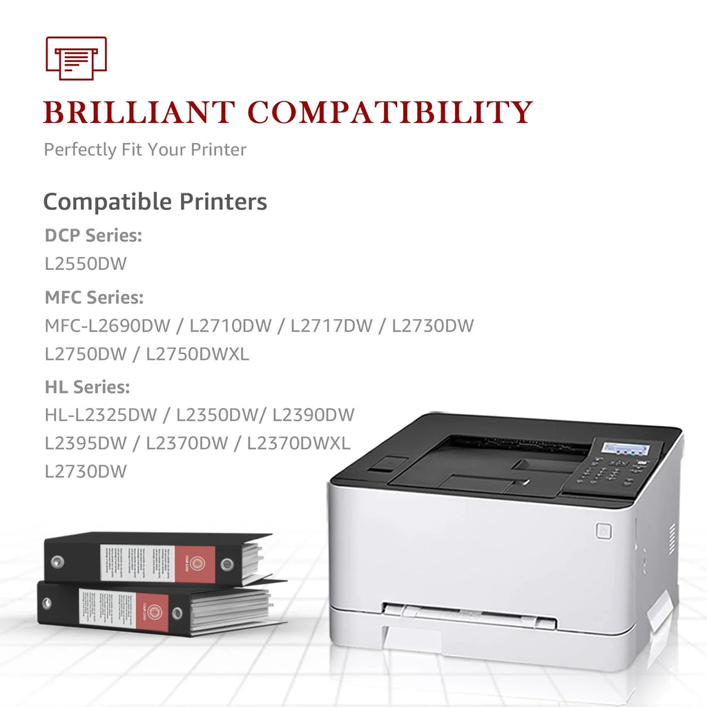 DR730 Unit Compatible Printer for pack) Drum brother Toner(2