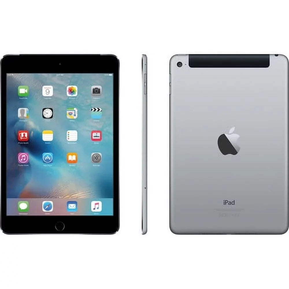 128GB Wi-Fi Gray MK8D2LL/A Apple 4 Restored (Refurbished) Space iPad Mini