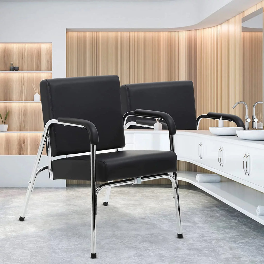 Stylist Black Hair for Equipment Beauty Women Fashion Salon Shampoo Heavy Men, Auto Chair Chair Modern Spa Stylist Chair Barber for Reclining Duty Hair Chair