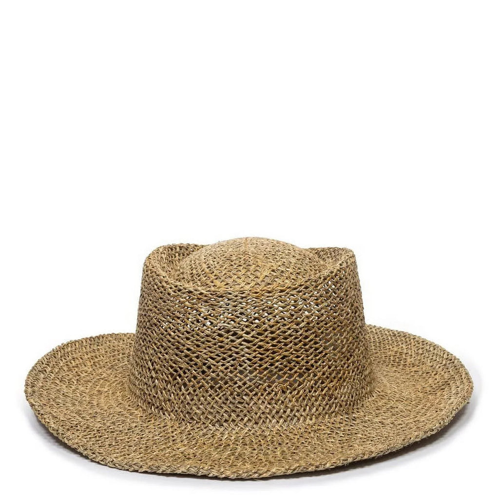 Gambler Straw Cap Hat-Natural Outdoor STW-100