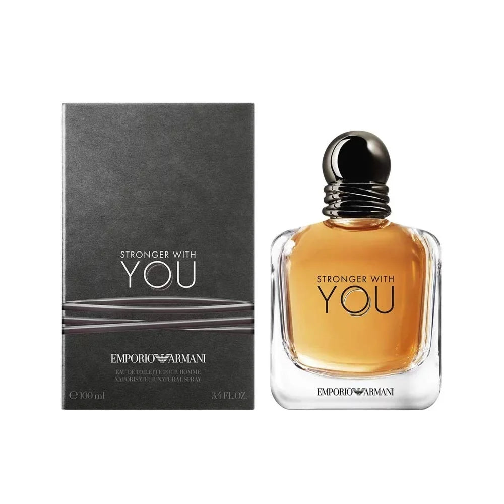 Emporio Eau With Armani 100ml/3.4oz Giorgio Spray Toilette Armani Stronger De You
