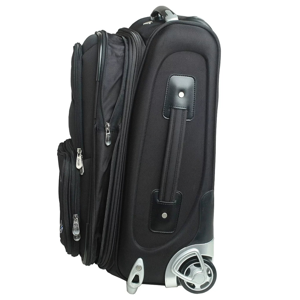 Softside Seahawks 21" MOJO Carry-On Black Rolling Suitcase Seattle