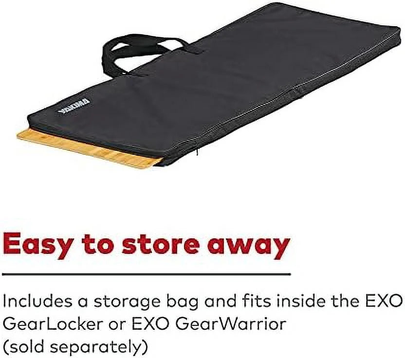 rack top hitch for backdeck table accessory system exo exo