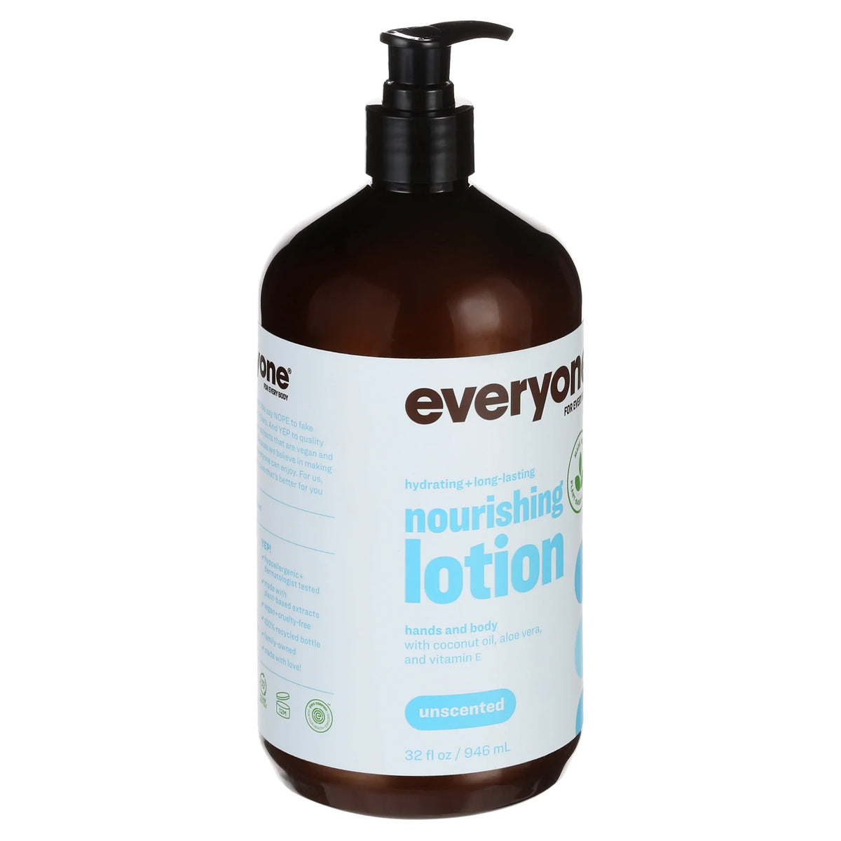 32 Lotion Unscented oz. Face Body Hand and Everyone 3-in-1