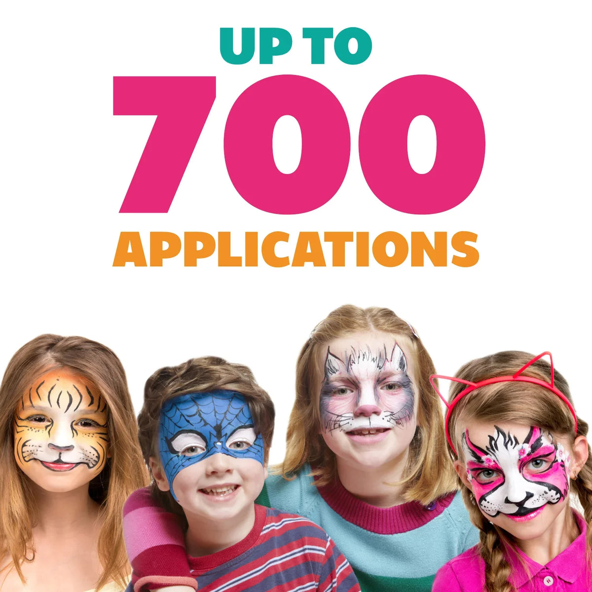 Palette, Makeup Painting Hypoallergenic, Water Stroke Safe, One Face Non Sensitive for Cake Skin, FX Halloween Toxic Paint Party Kit Split Kids Face Activated, & Adults Professional Celebration Kraze