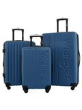 Blue 3pc. Travel Expandable Rolling Set, Vallarta Upright Wrangler Luggage