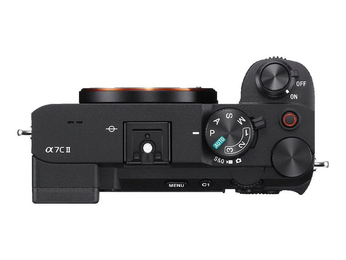 Wi-Fi, mirrorless camera ILCE-7CM2 - 4K - - Frame / II fps Bluetooth Sony a7C MP - 60 body - Digital Full black - only 33.0 - -