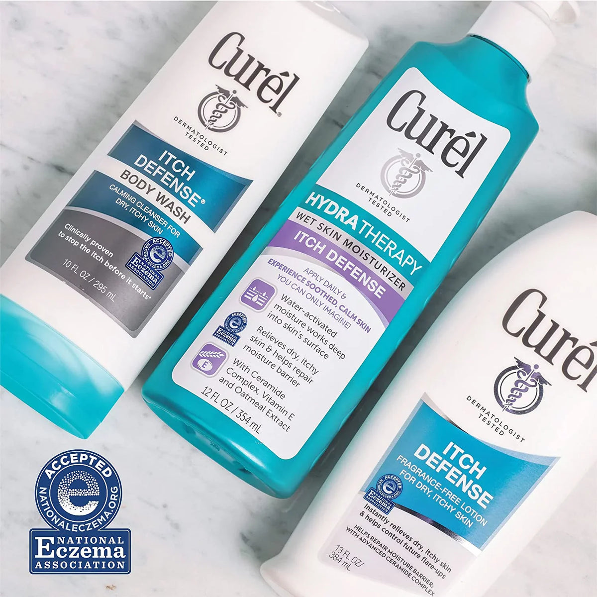 Wash, Defense Curel Itch oz, 10 3 Pack Dry Skin, For Body