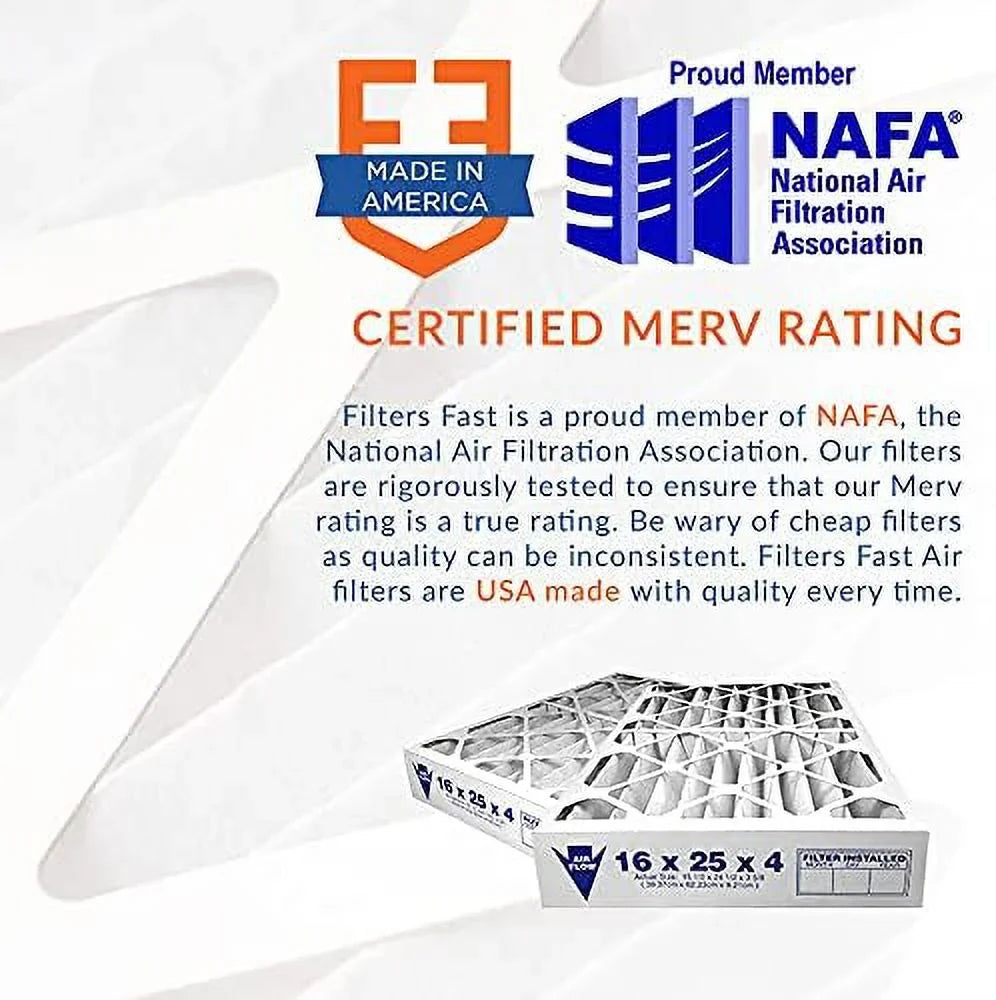 5" 25" (Actual 24 2-Pack Replacement MERV FC100A1037 3/8") 7/8" With Compatible X 7/8" X 13 20" Size: For X 19 X 4