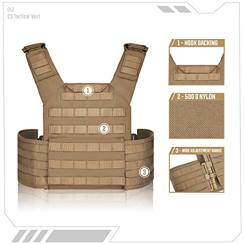 for Weighted Vest Lightweight Vest Breathable GFIRE Hunting/Training/Game Adjustable Release Quick