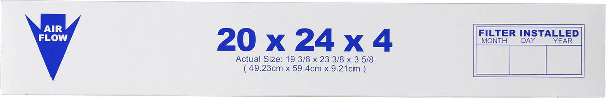 Nordic 20x24x4 Pure 15 Carbon Plus (3 Filters MERV Pack Pleated 5/8) 1 Air