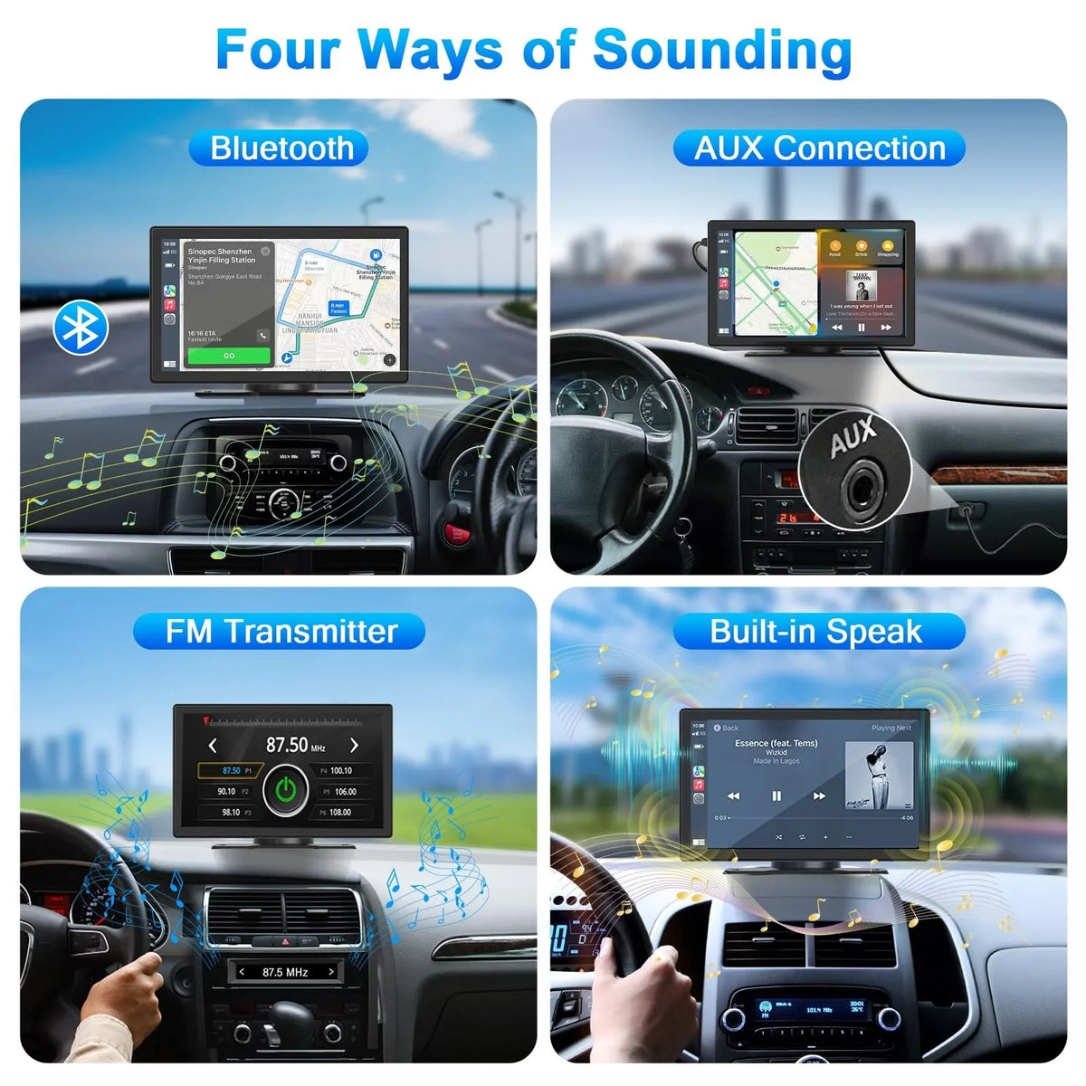 Carplay Camera Play DVR, Touch Car 2.5K Apple Receiver, Screen Navigation, Audio Stereo, Car Mate Cam,1080p Drive Carplay Car Player Inch Multimedia Dash Wireless Radio Backup 9