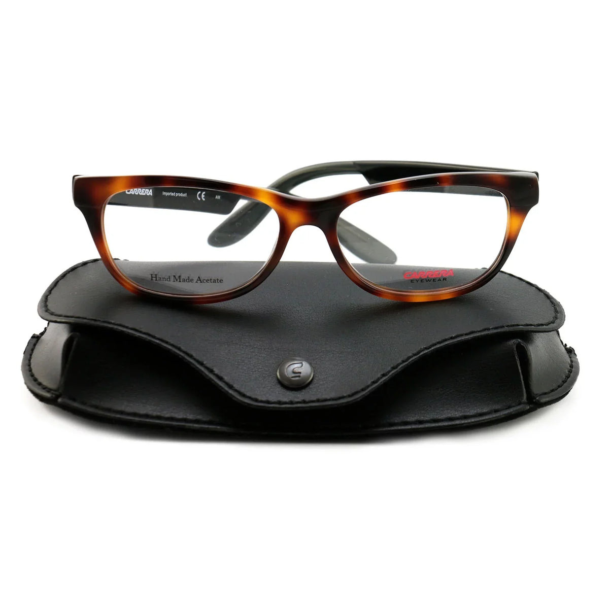 Rectangle Womens 52 Carrera Eyeglasses Frames 140 16 DAX Havana/Black CA5508