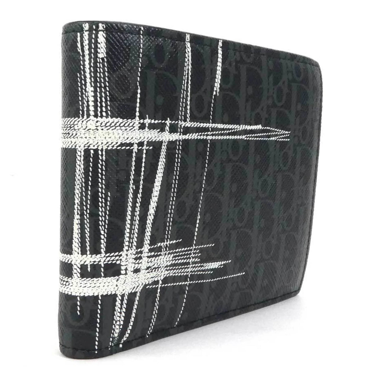 Pre-Owned (Good) wallet HOMME black series men leather Dior Homme folio DIOR