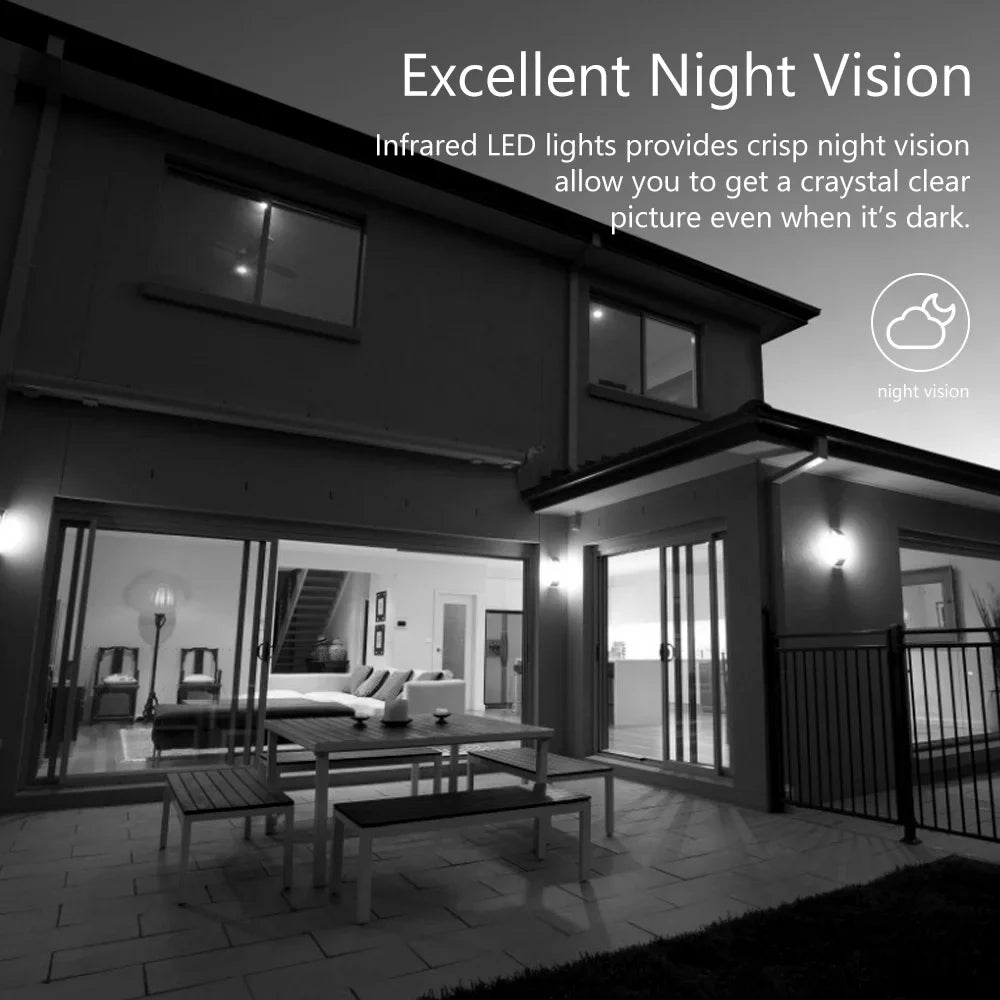 High DVR 1080P Definition IR Walmeck IP66 Vision Analog System with Full Outdoor For Night NTSC Waterproof