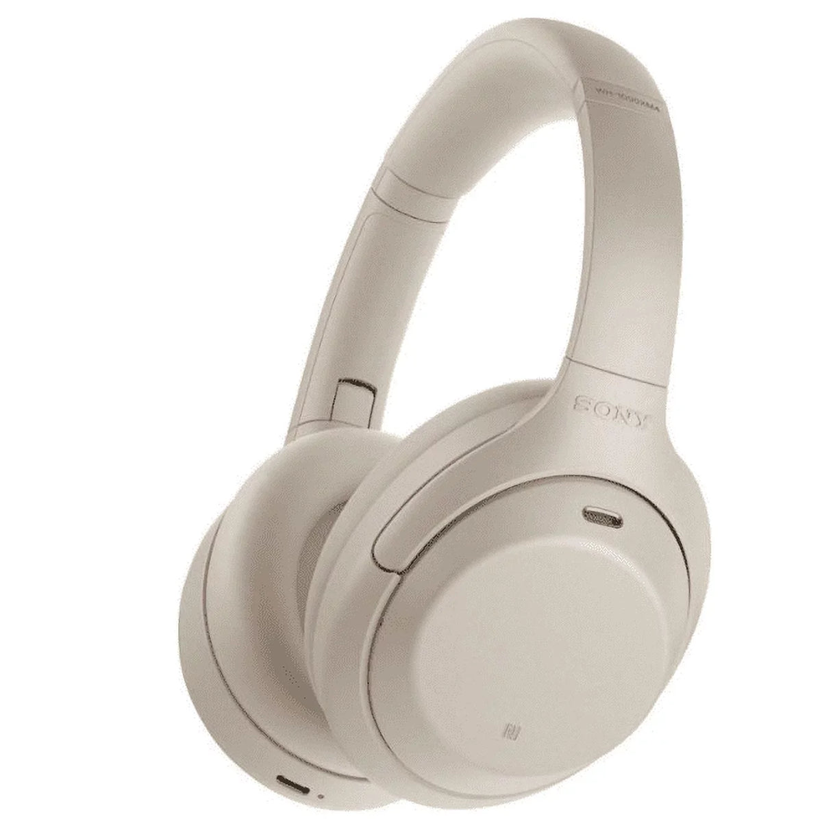 Restored Over-the-Ear Noise Sony with WH1000XM4 Headphones Silver Wireless (Refurbished) Google Canceling Assistant -
