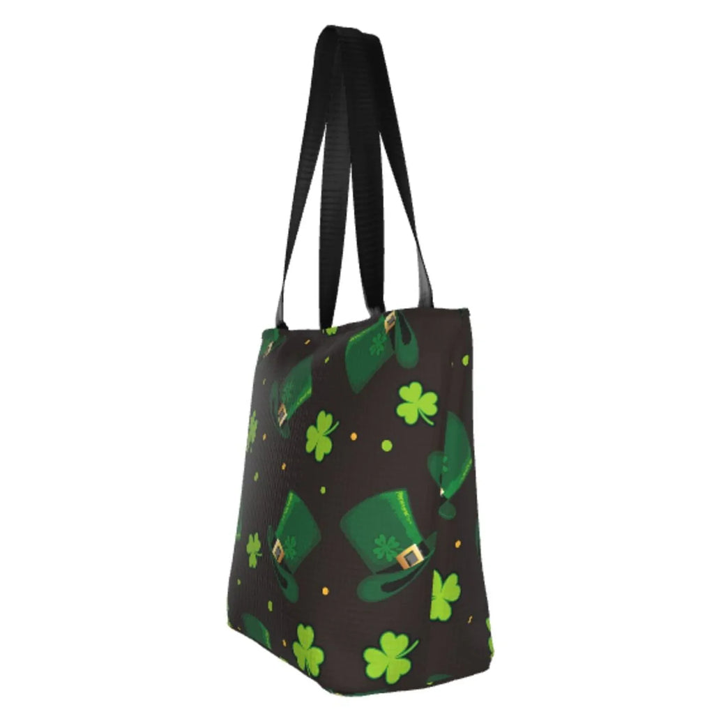 Handbag Canvas for Zip, Groceries, Shoulder Day8 Bag Shopping with Bag, Suitable Stylish Fitness St. Office, Patrick's Buying Tote Easygdp