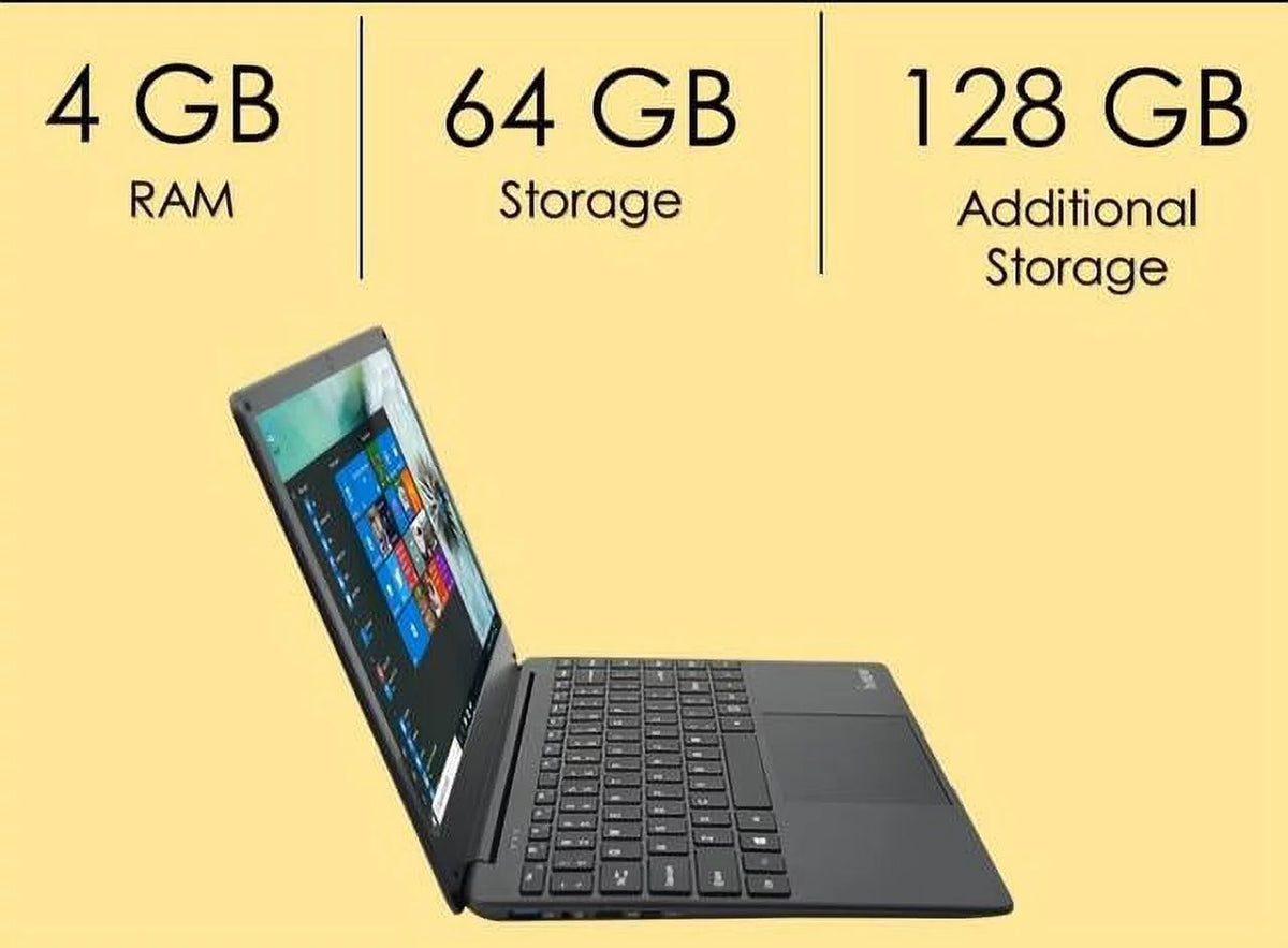 USB 1430NB-14.1in IPS Resolution, 1920x Mouse iView Dual 1080 High and Core, 4GB/64GB