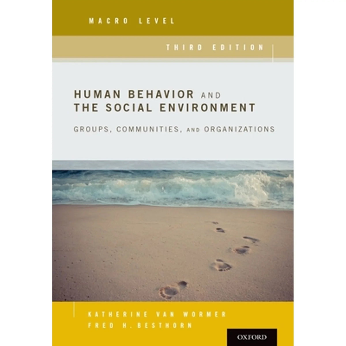 and Professor Communities, Van Pre-Owned Macro Social the Wormer, Fred Environment, Behavior 9780190211066) Besthorn (Paperback Level: Groups, Human Katherine by