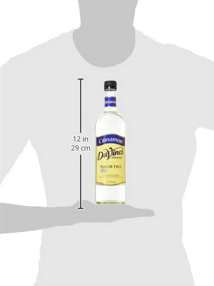 Sugar OZ. FL Cinnamon 25.4 Free DaVinci Syrup Gourmet