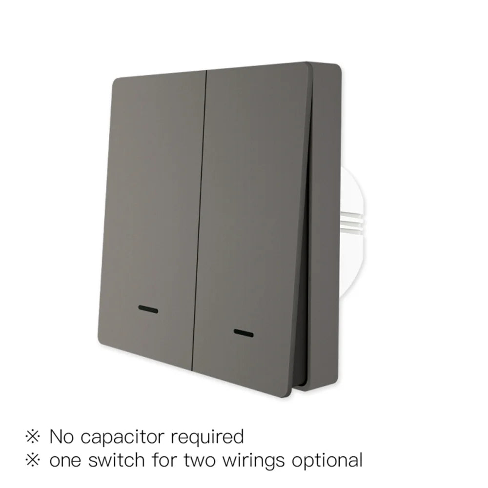 Smart Google Alexa Switch Life Tuya Way ZigBee with No Works 2mqtt 2/3 Light with/without Needed Wire Neutral Capacitor Smart