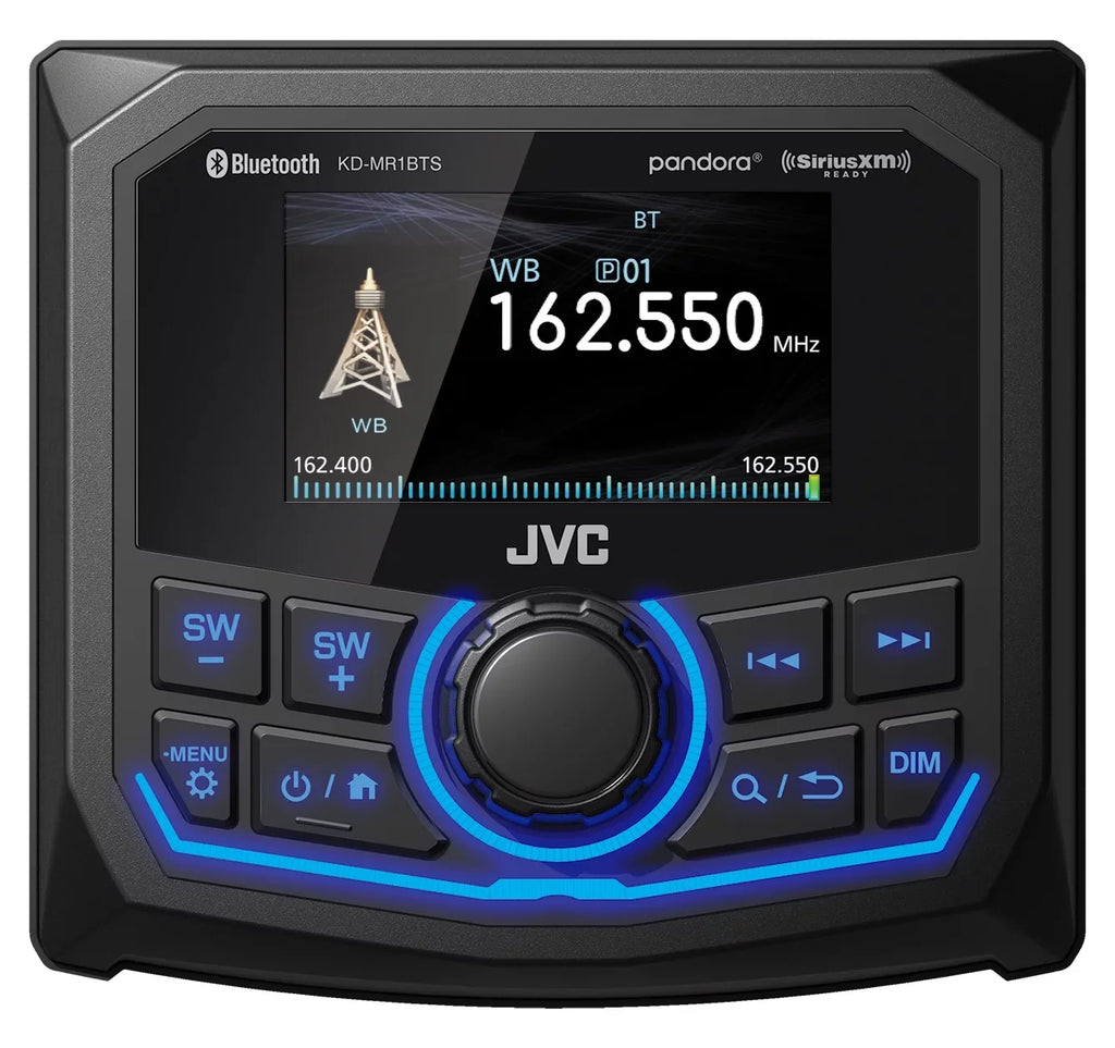 KD-MR1BTS Marine SEADASH3B Black, Universal Kit Stinger Marine - JVC Radio Dash compatible 3" Waterproof Radio With