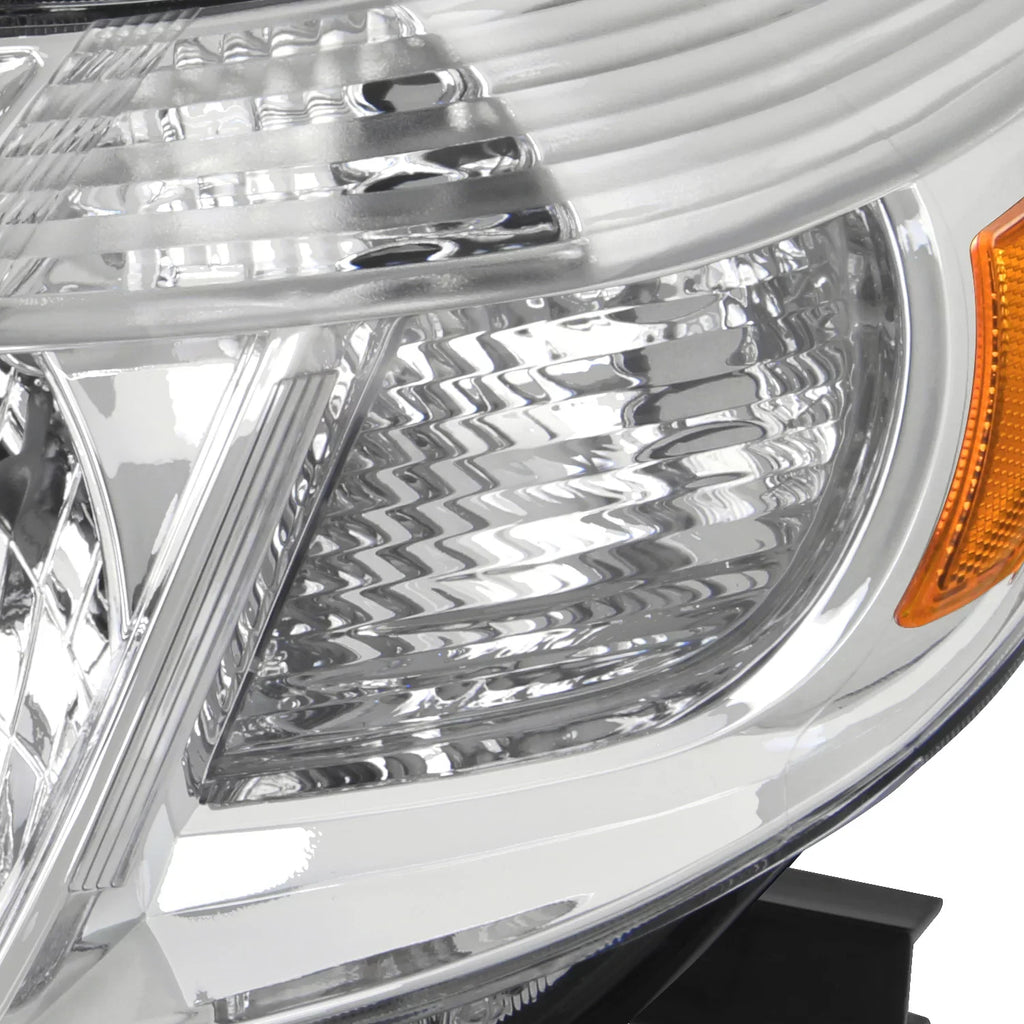 Left+Right Fits Chrome Replacement - [Halogen 2008 highlander Pair Type] 2009 AKKON Toyota Headlights 2010