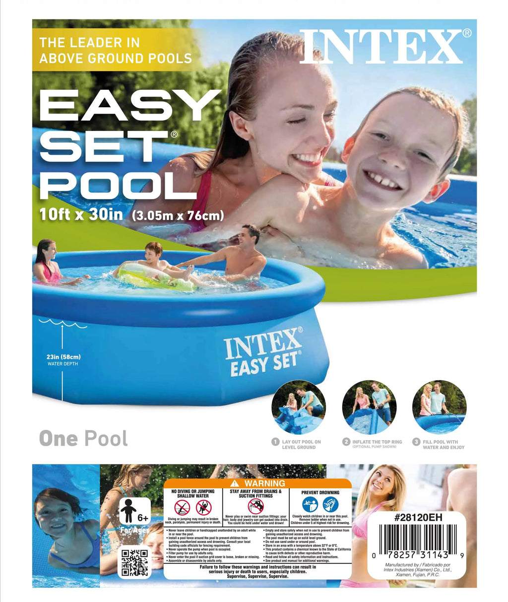 10' Set Kokido x Ground Pool Above 30" Easy Automatic + Vacuum Intex Krill
