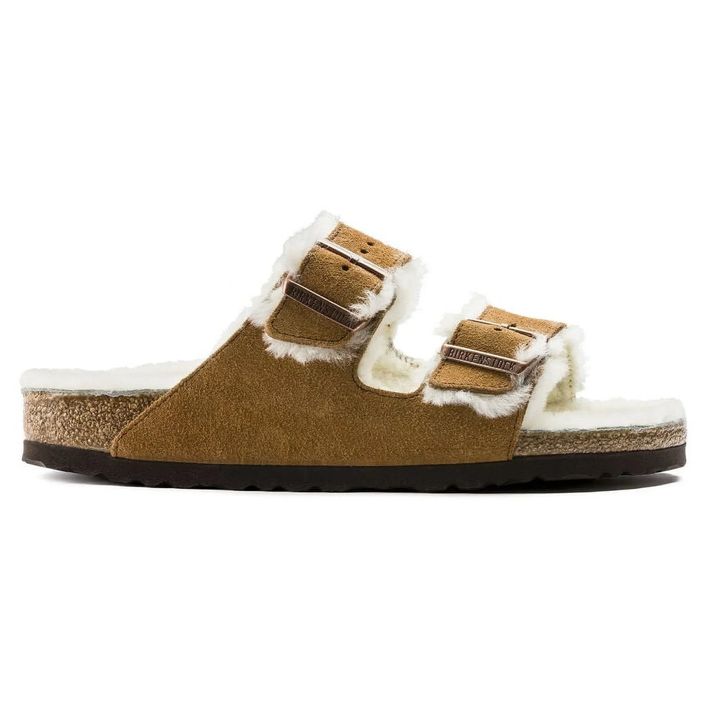 1001128 - Shearling Mink Arizona Unisex BIRKENSTOCK Suede/Natural Shearling