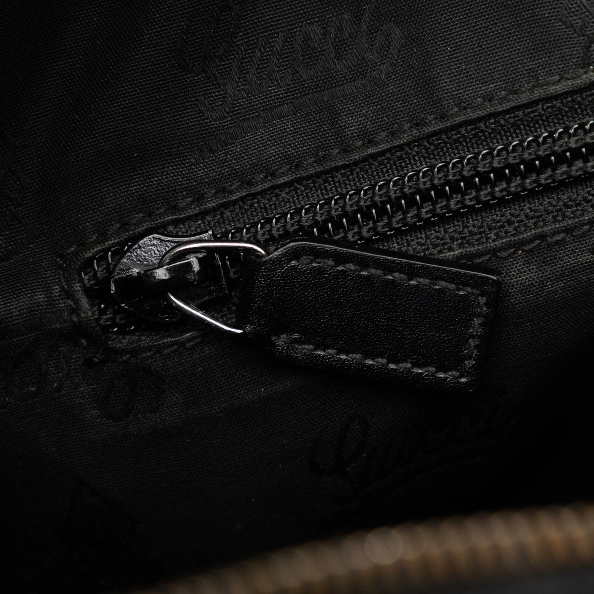 Fabric Canvas Imprime Pre-Owned Bag GG Gucci Unisex Crossbody Black (Good) Coated Authenticated