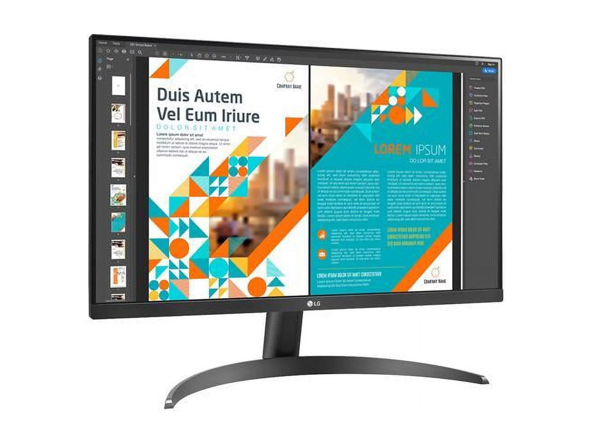 DisplayPort x FreeSync VESA 2560 75Hz QHD HDR10 24QP500-B 2K 1440 24" IPS Tilt AMD LG HDMI Monitor
