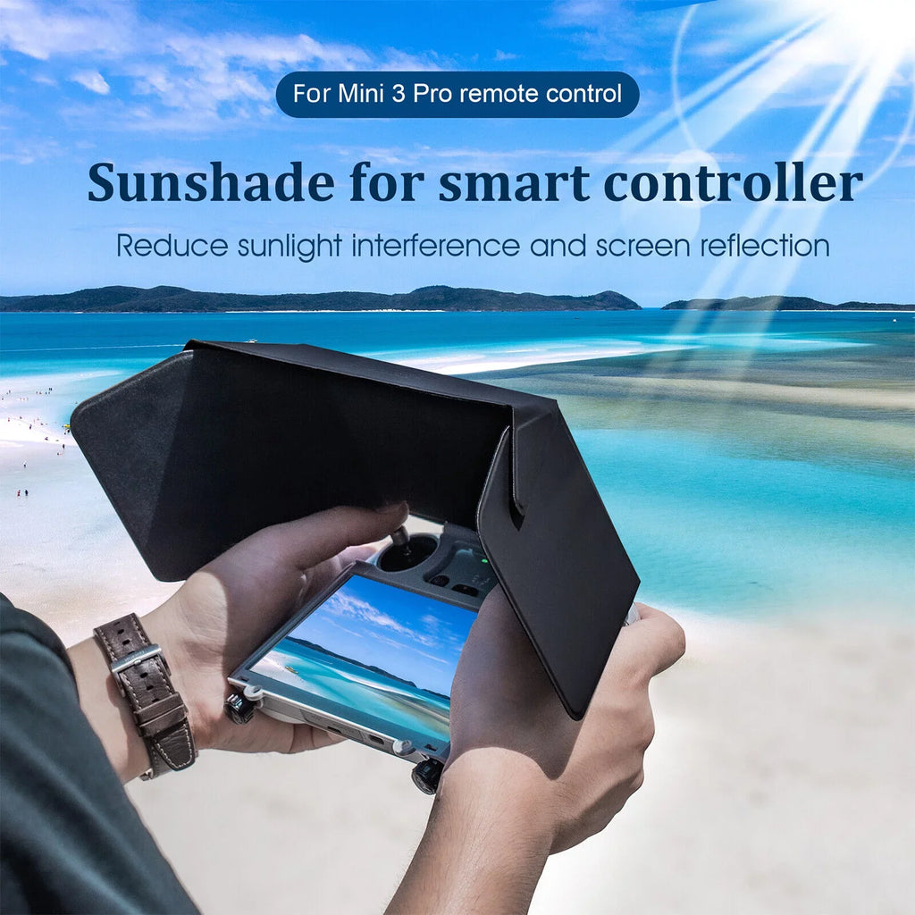 RC Pro Accessories for DJI Mini Sunshade Hood Protector Cover 3 Controller Sun