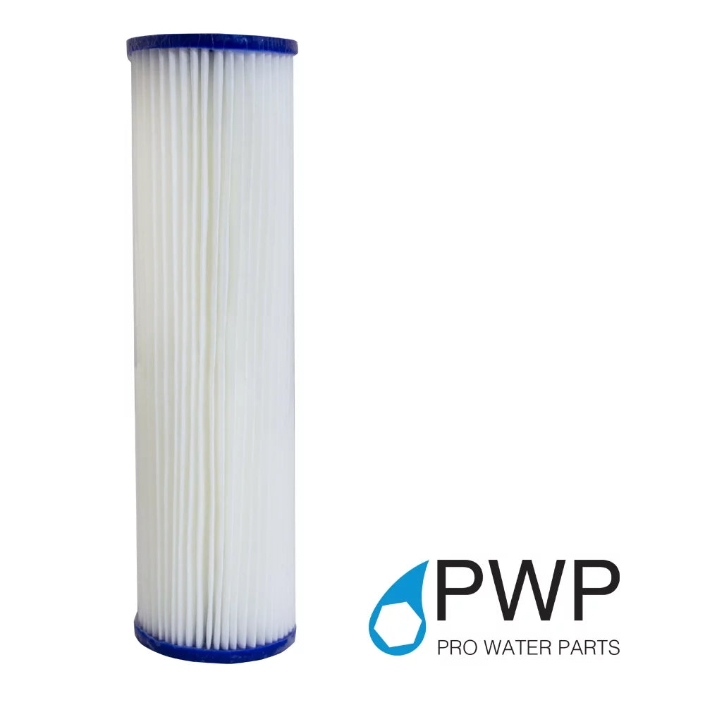 25 Pleated 2.5X10" 10 Polypropylene Cartridge Micron Water Filter Pack