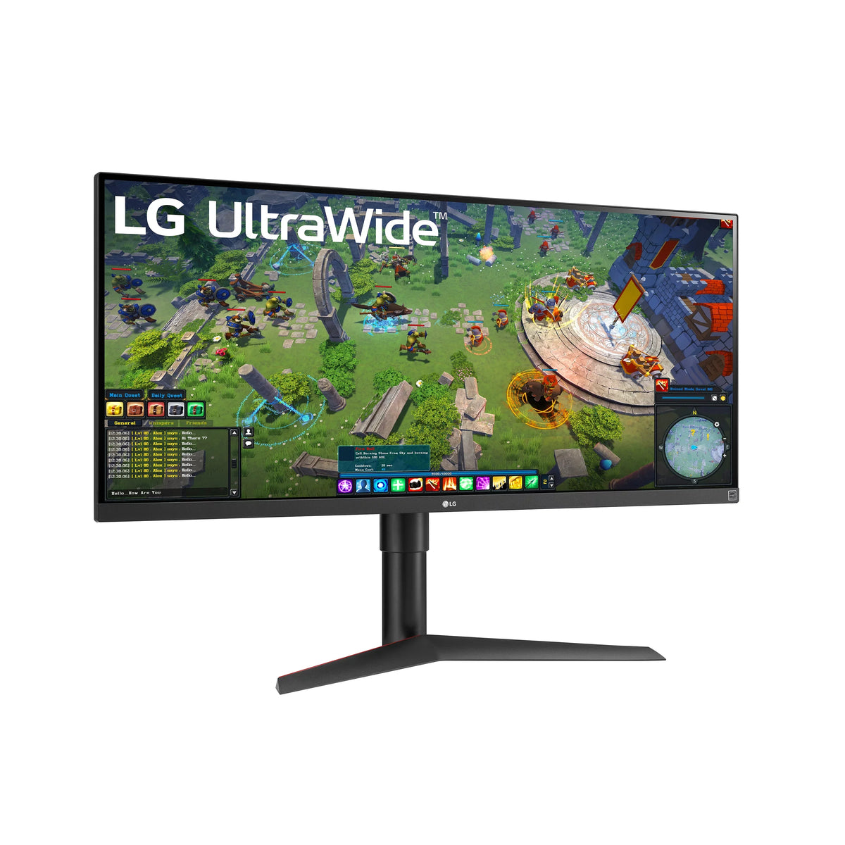 C Monitor FHD 34" Type UltraWide FreeSync HDR LG with Class - 34WP65G-B USB