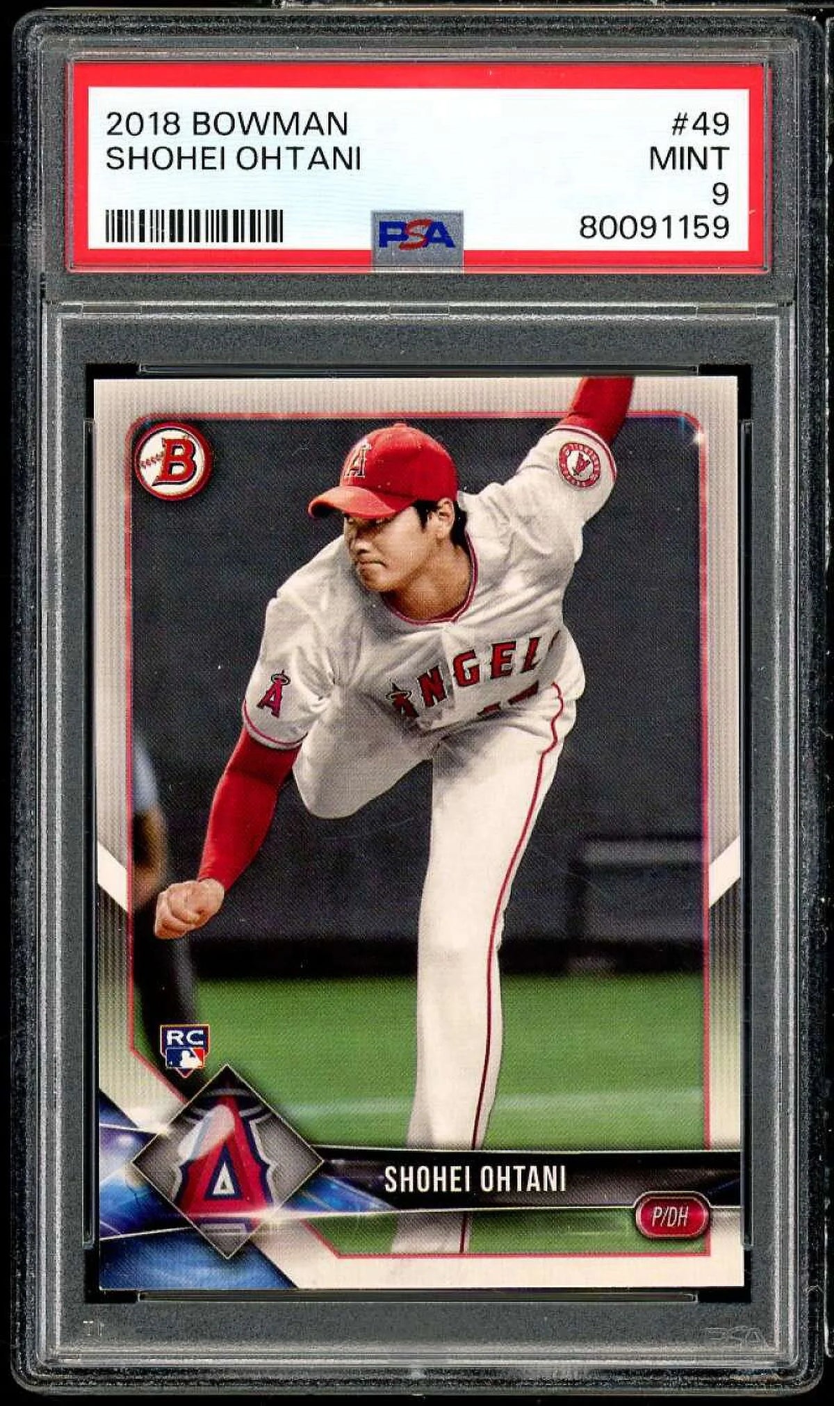 Card Bowman Ohtani Rookie #49 Shohei 2018
