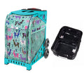 with Frame) Rama Utility Mini Large 1 - and Pouches Sport (Turquoise Llama Bag 2 Zuca 18"