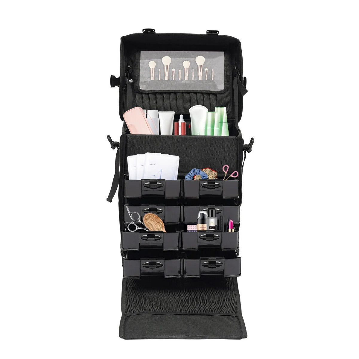 Case Storage Modern Rolling Makeup PRO Train Makeup Cosmetic Trolley