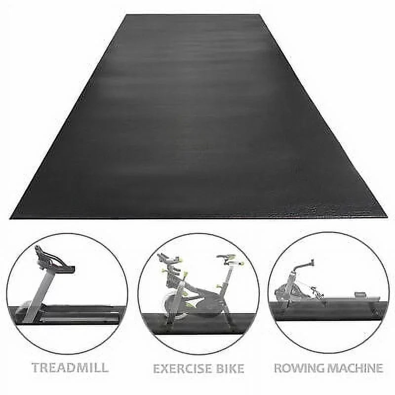 3FT Mat Mat PVC x Density Exercise Gym Bike Treadmill Indoor High Yoga Train 8