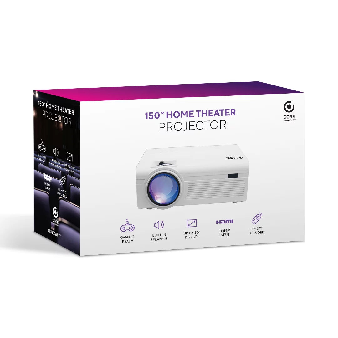 Projector LCD Core CJR600 Home 150" Innovations Theater (White)