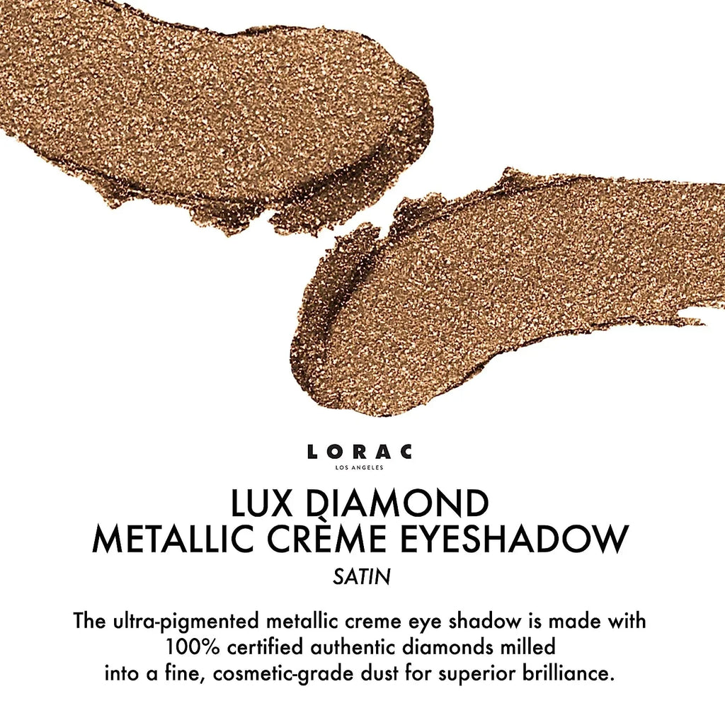 LORAC Eye Gold Shadow Metallic Crème | Powder | Eyeshadow Lux Diamond Satin Shimmer