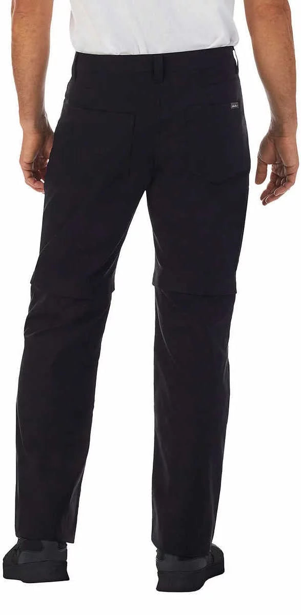 Lightweight Convertible (Black Eddie Pant 34x32) Bauer Mens