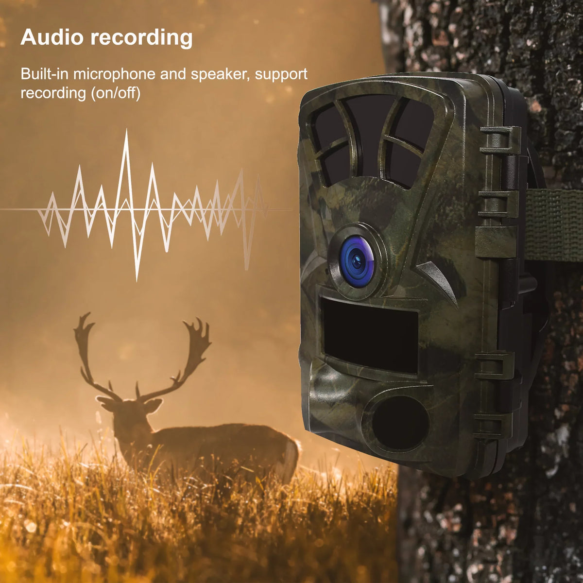 Rexing CMOS Trail for Surveillance 4K H2 Outdoor, Camera Sensor Wi-Fi Motion Cam W/ 20MP Hunting