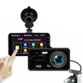 Dash Cam Car 4 Driving DVR Video Recorder LCD Dual Vehicle Lens 1080P Camera