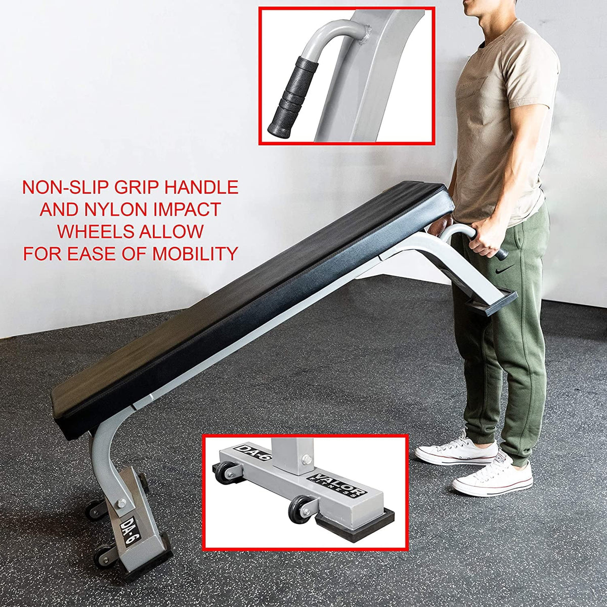 Steel Great Home Solid Bench Benches Weight High Or Bench - Flat For - With And Frame Gym Flat Padding Density Workout
