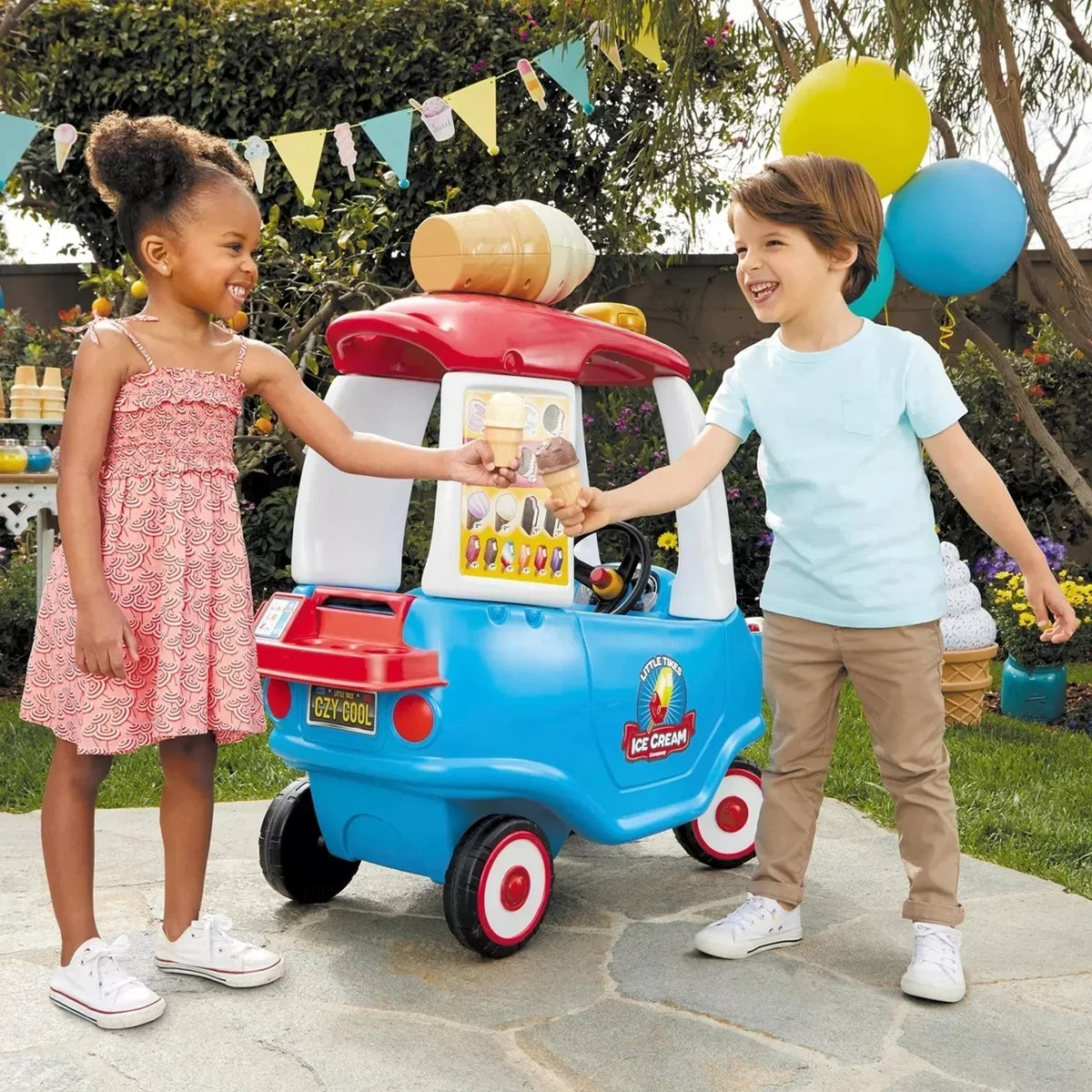 Cozy Toddler Tikes Girls Months - Boys Little to Years Ages 5 18 Foot-To-Floor Car Coupe For Cream Old Ice Ride-on Truck Kids