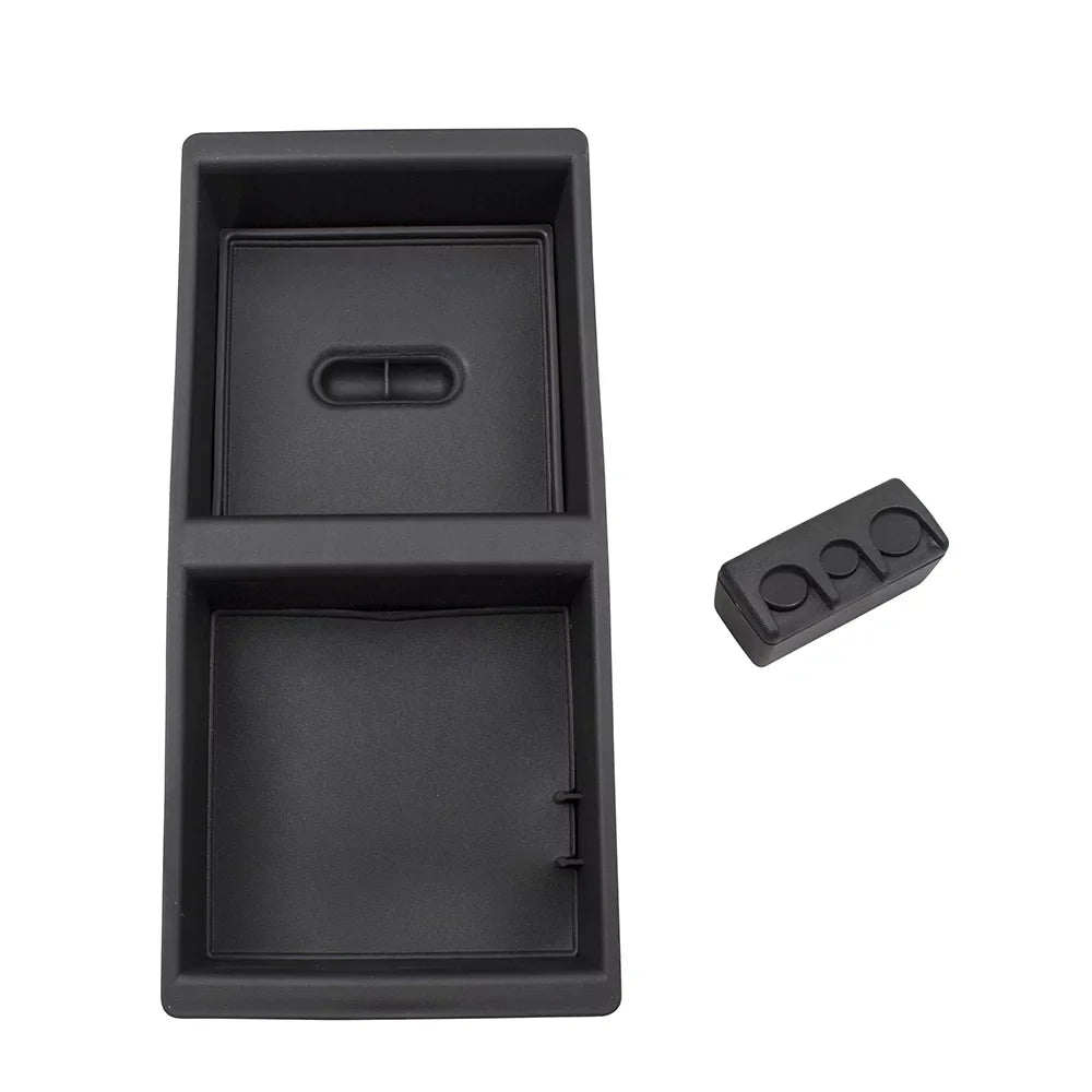 Holder Suburban with Insert 15-19 Yukon 10436137 Coin Organizer Compatible Tahoe 14-19 XL Console w/ Silverado/Sierra Front Replacement & Brock 22817343 Center