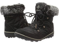 10, Omni-Heat Columbia Snow Boot, Heavenly Women's Shorty Black/Kettle