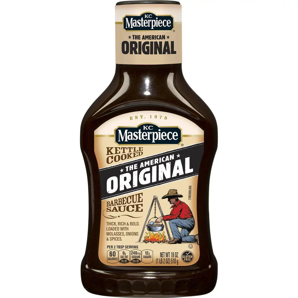 case. Masterpiece Original Barbeque 18 Sauce, Ounce 6 -- KC per