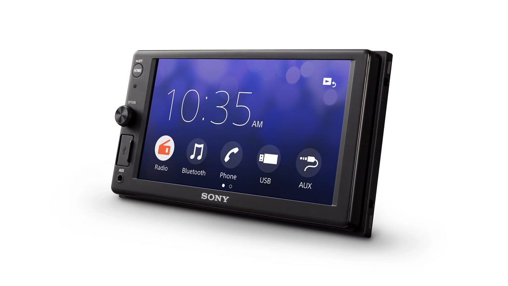 4 Watts x Digital Display Screen - 55 - XAV-1500 Sony - 6.2" receiver Touch NEW